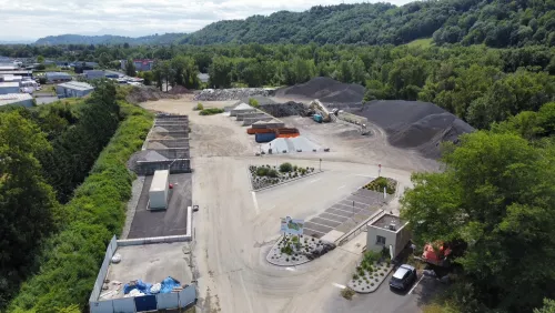 PHOTO AERIENNE SITE VALORMAT LONS