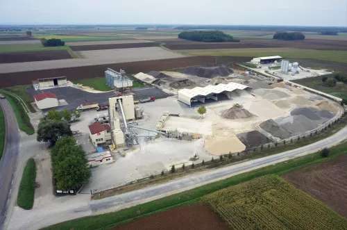 Plateforme Valormat de Saint-Aubin